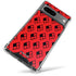 DC Comics Harley Quinn Logo Pattern Google Pixel 7a Clear Case